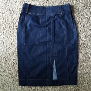 NWT Denim pencil skirt